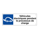 Véhicules électriques pendant le processus de charge