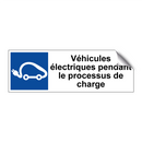 Véhicules électriques pendant le processus de charge