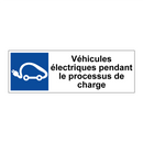 Véhicules électriques pendant le processus de charge