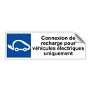 Connexion de recharge pour véhicules électriques uniquement