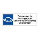 Connexion de recharge pour véhicules électriques uniquement