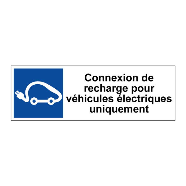 Connexion de recharge pour véhicules électriques uniquement