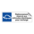 Stationnement réservé aux véhicules électriques pour recharge