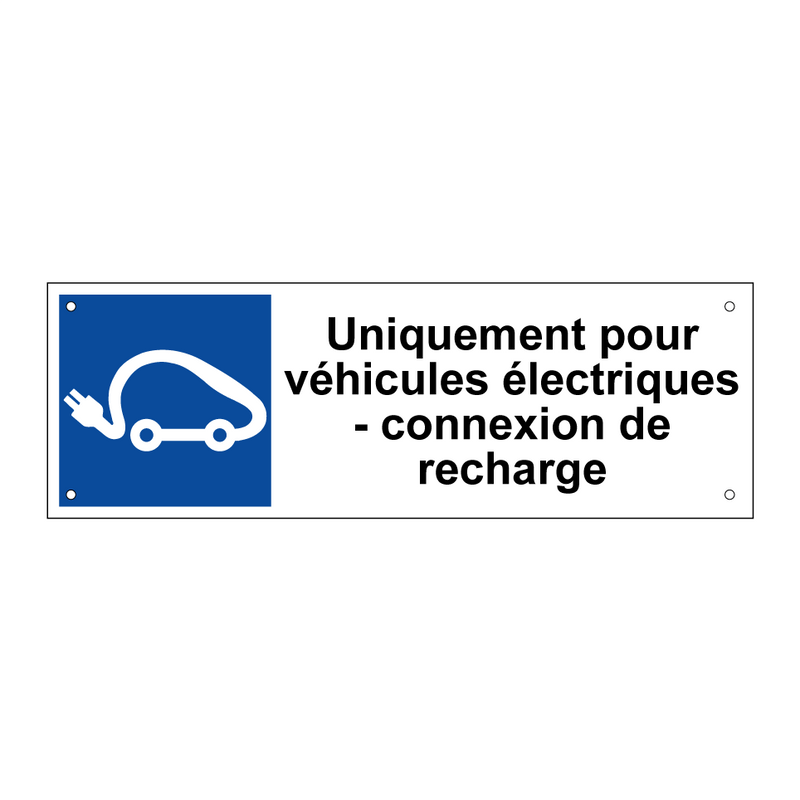 Uniquement pour véhicules électriques - connexion de recharge