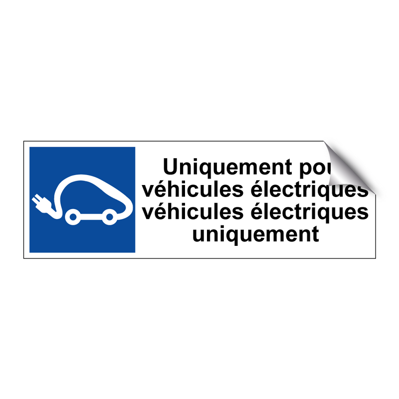 Uniquement pour véhicules électriques véhicules électriques uniquement