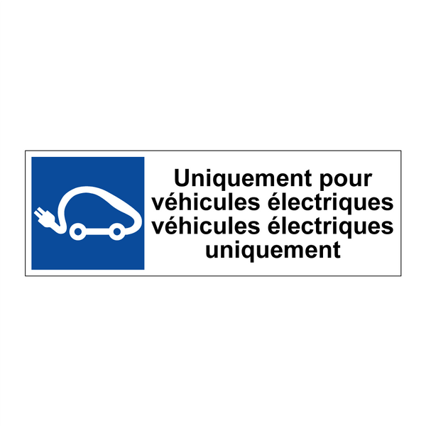 Uniquement pour véhicules électriques véhicules électriques uniquement