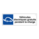 Véhicules électriques gratuits pendant la charge