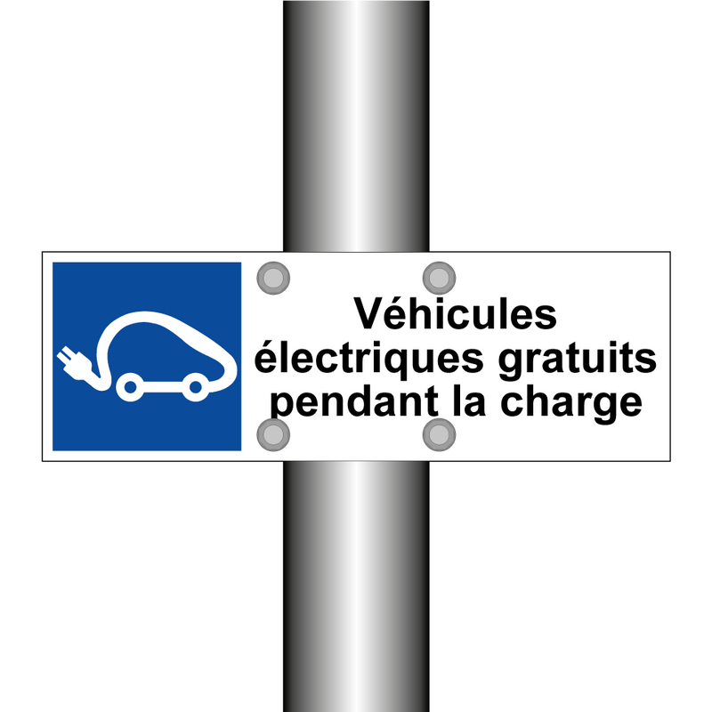 Véhicules électriques gratuits pendant la charge