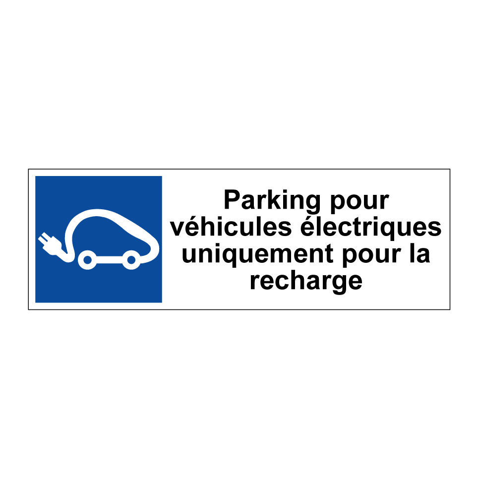 Parking pour véhicules électriques uniquement pour la recharge
