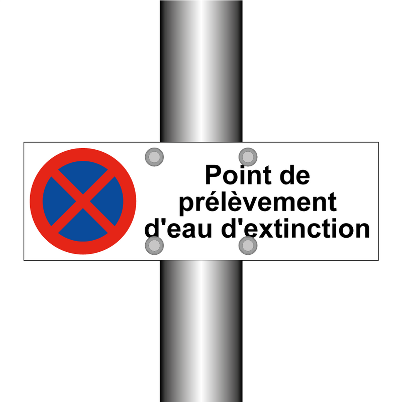 Point de prélèvement d'eau d'extinction