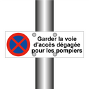 Garder la voie d'accès dégagée pour les pompiers