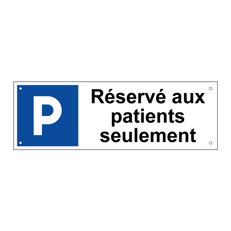 Réservé aux patients seulement