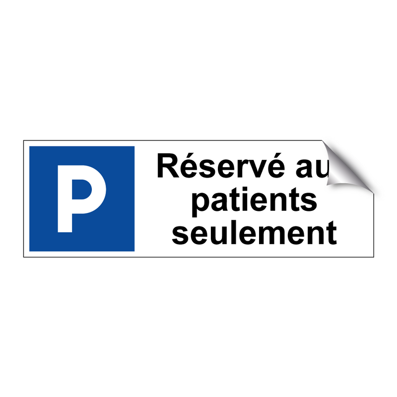 Réservé aux patients seulement