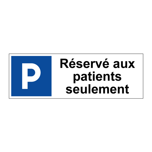 Réservé aux patients seulement