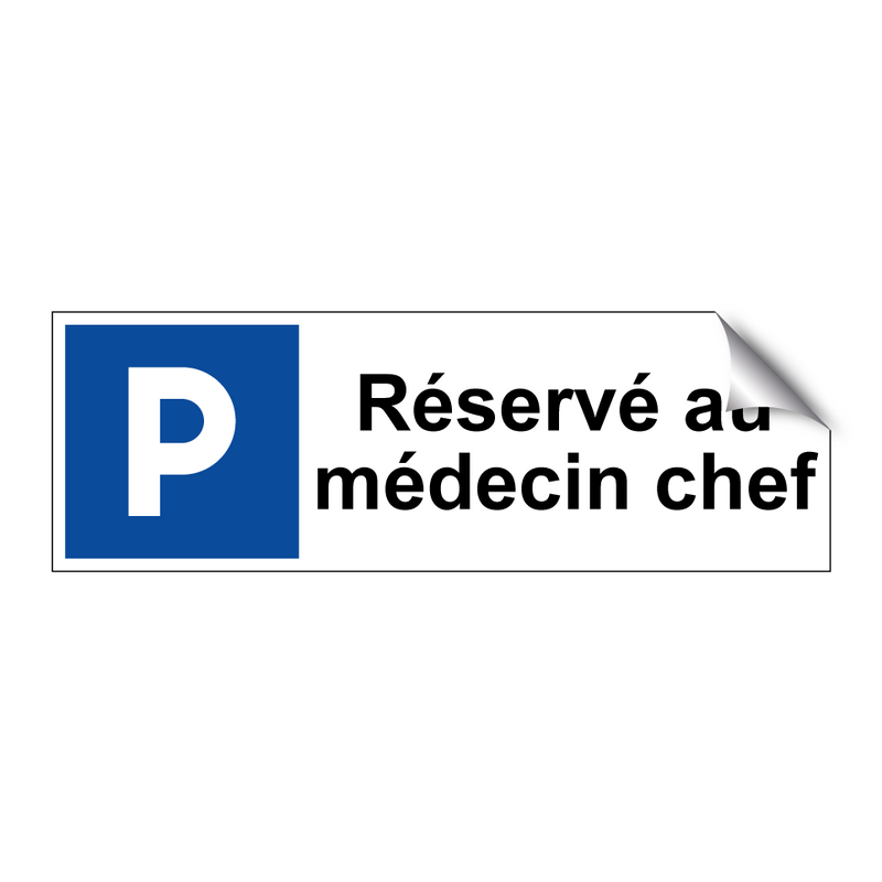 Réservé au médecin chef