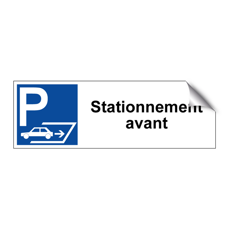 Stationnement avant