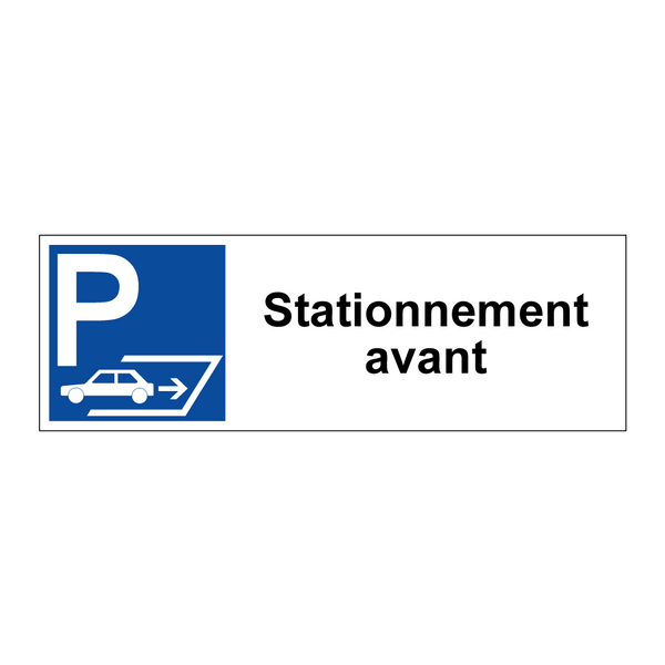 Stationnement avant