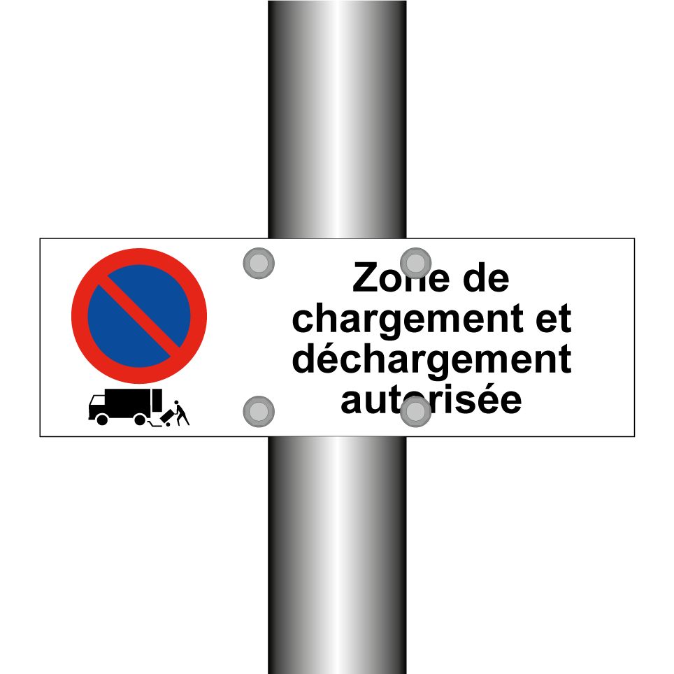 Zone de chargement et déchargement autorisée