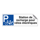 Station de recharge pour vélos électriques