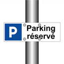Parking réservé