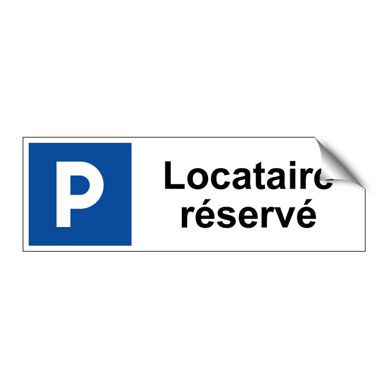 Locataire réservé