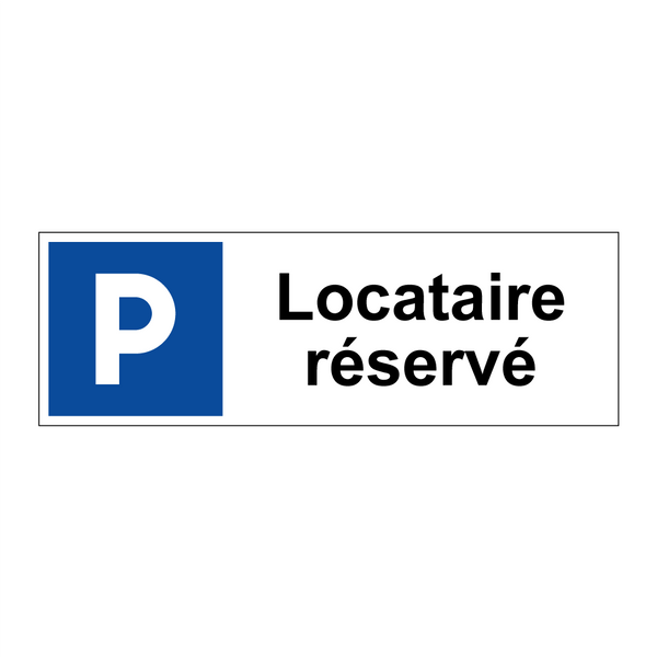 Locataire réservé