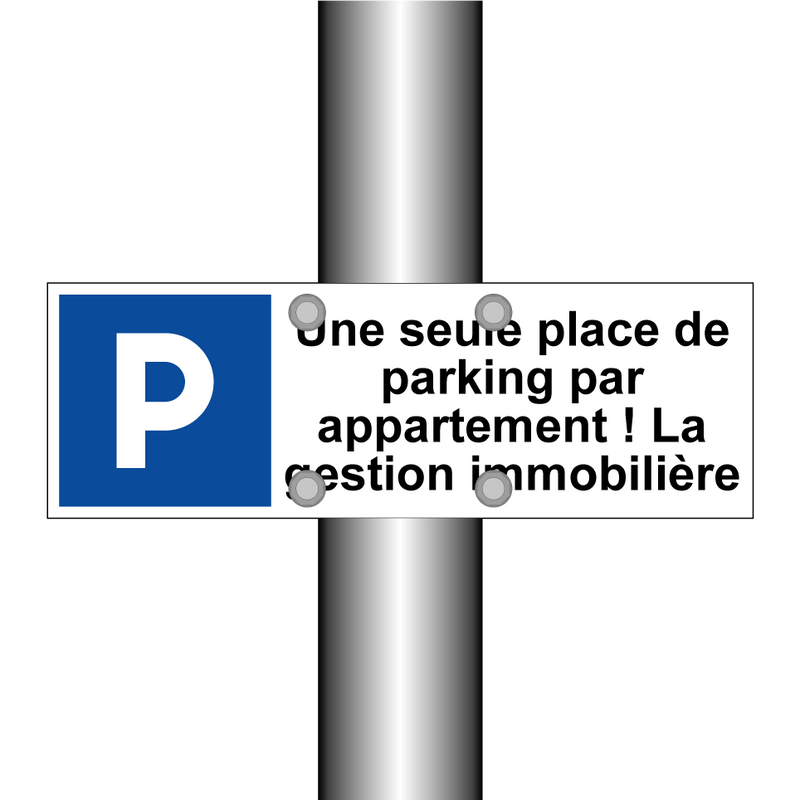 Une seule place de parking par appartement ! La gestion immobilière