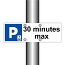 30 minutes max