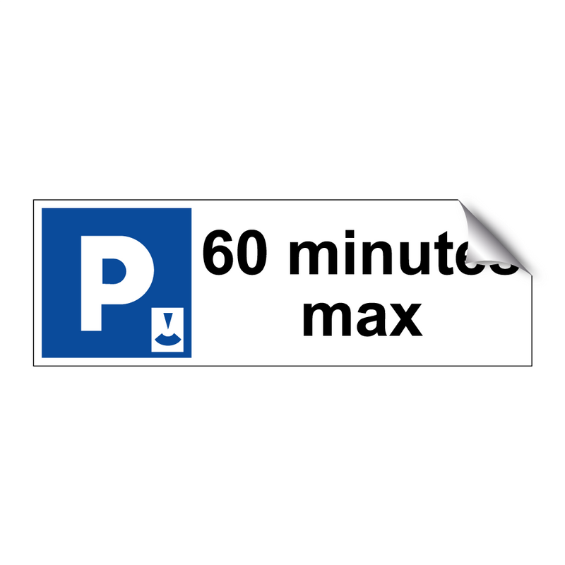 60 minutes max