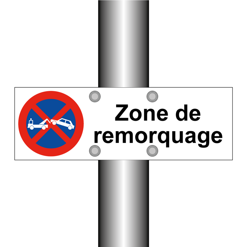 Zone de remorquage