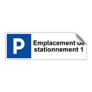 Emplacement de stationnement 1