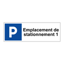 Emplacement de stationnement 1