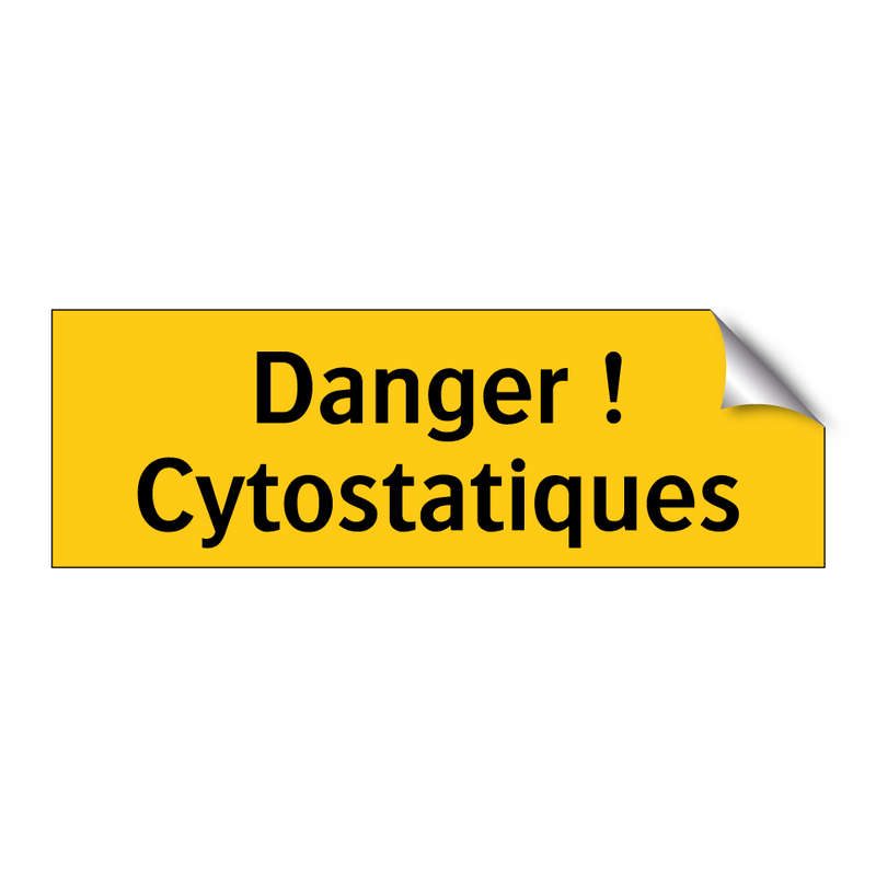 Danger ! Cytostatiques
