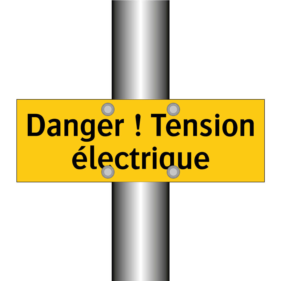 Danger ! Tension électrique