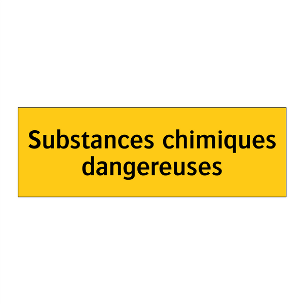 Substances chimiques dangereuses