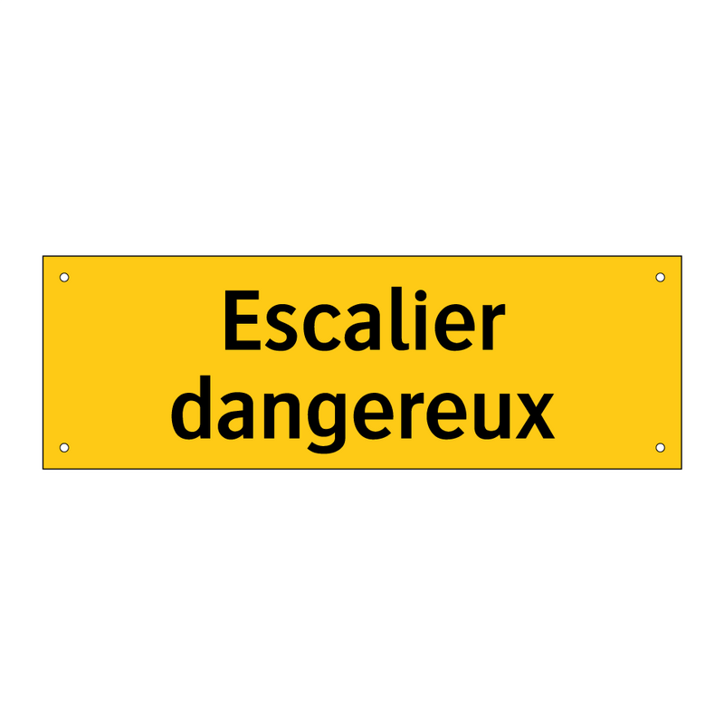 Escalier dangereux