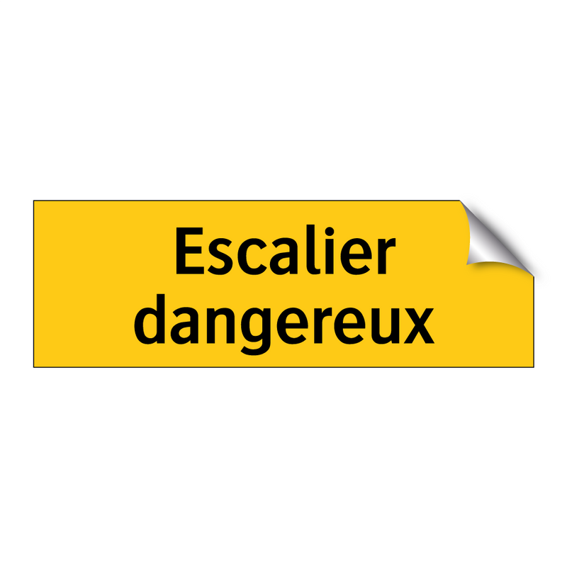 Escalier dangereux