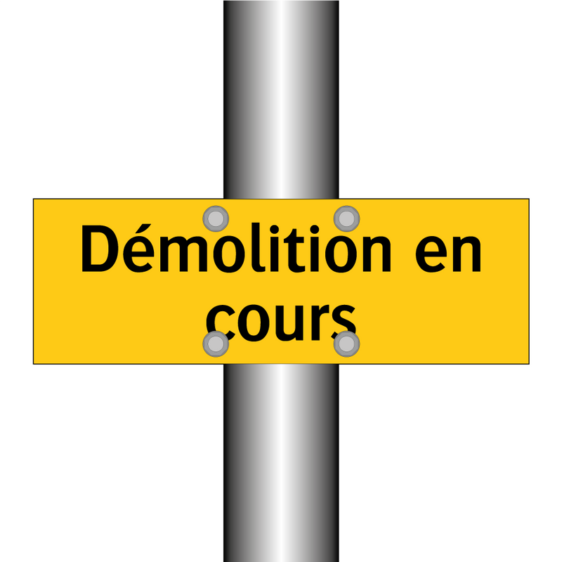 Démolition en cours