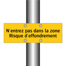 N'entrez pas dans la zone Risque d'effondrement