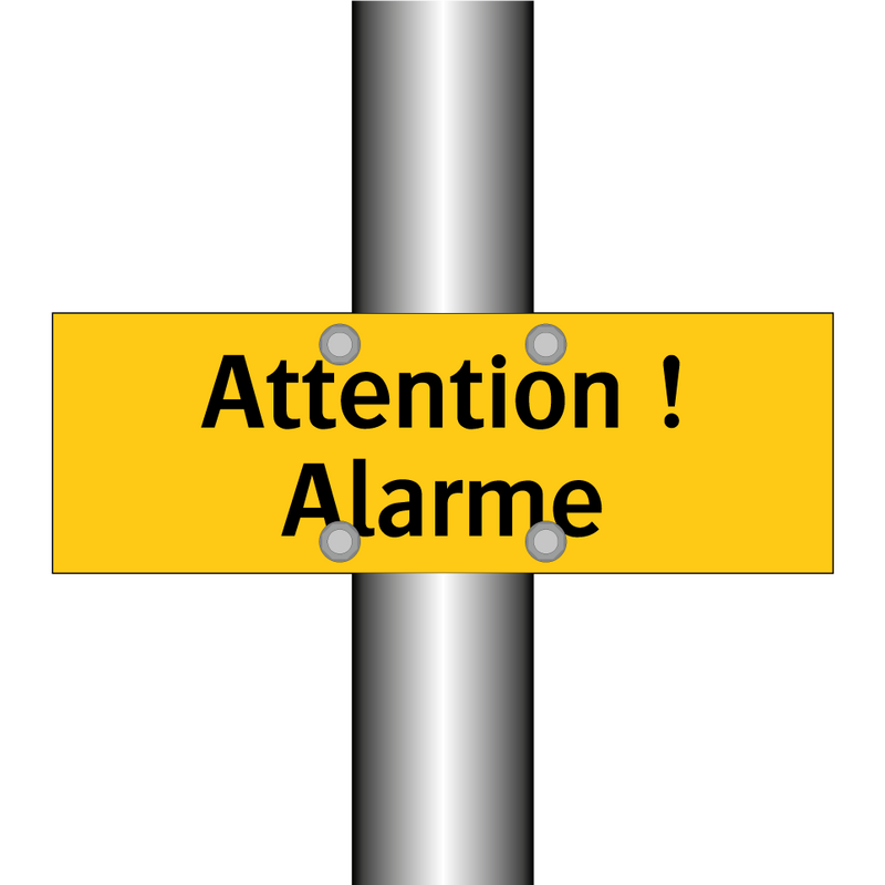 Attention ! Alarme