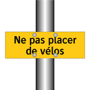 Ne pas placer de vélos