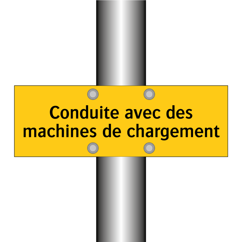Conduite avec des machines de chargement