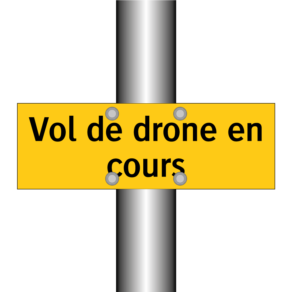 Vol de drone en cours