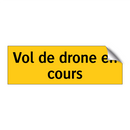 Vol de drone en cours