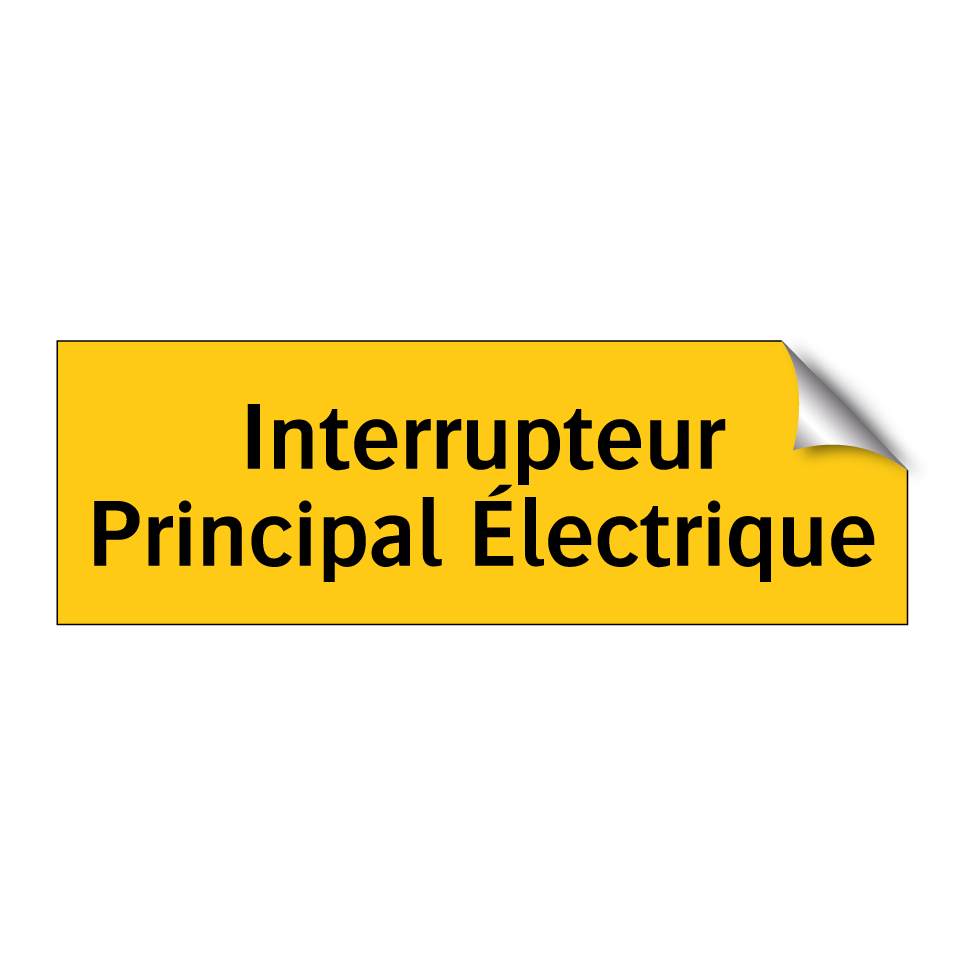 Interrupteur Principal Électrique