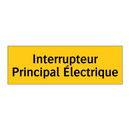 Interrupteur Principal Électrique
