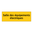 Salle des équipements électriques