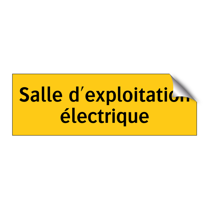 Salle d'exploitation électrique