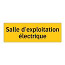 Salle d'exploitation électrique