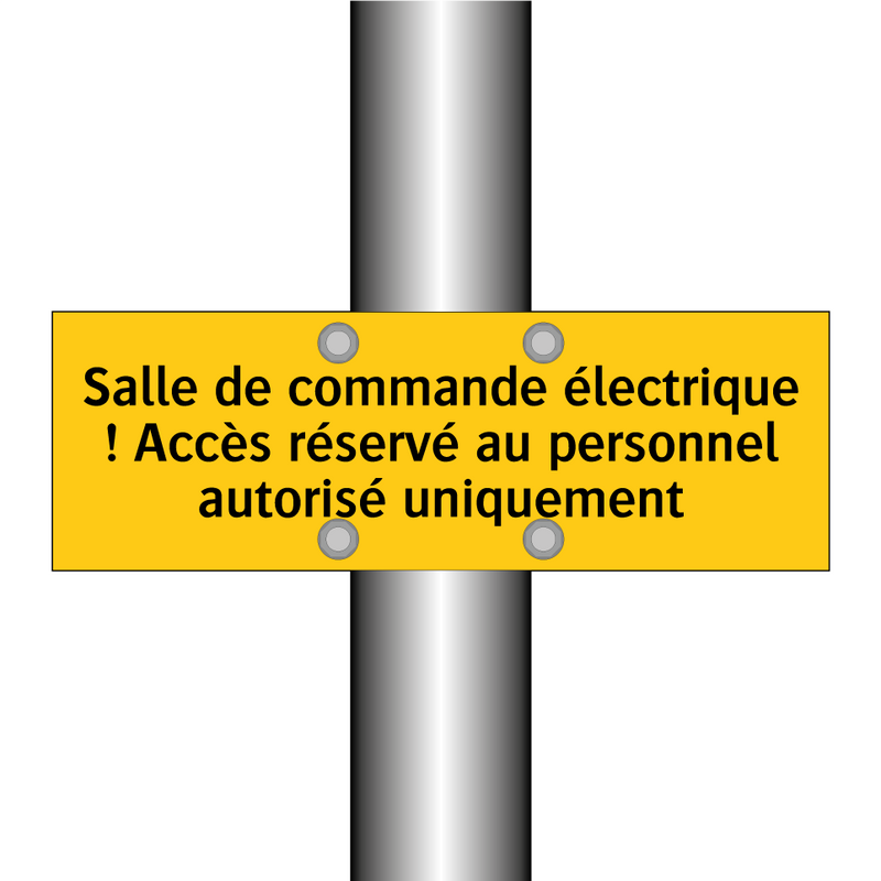 Salle de commande électrique ! Accès réservé au personnel autorisé uniquement